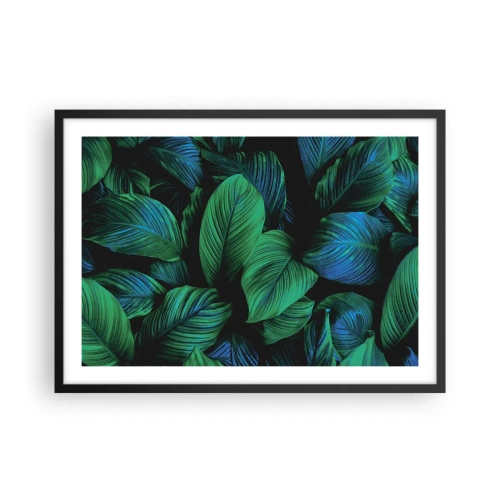 Plagát v čiernom ráme - V zelenom dave - 70x50 cm