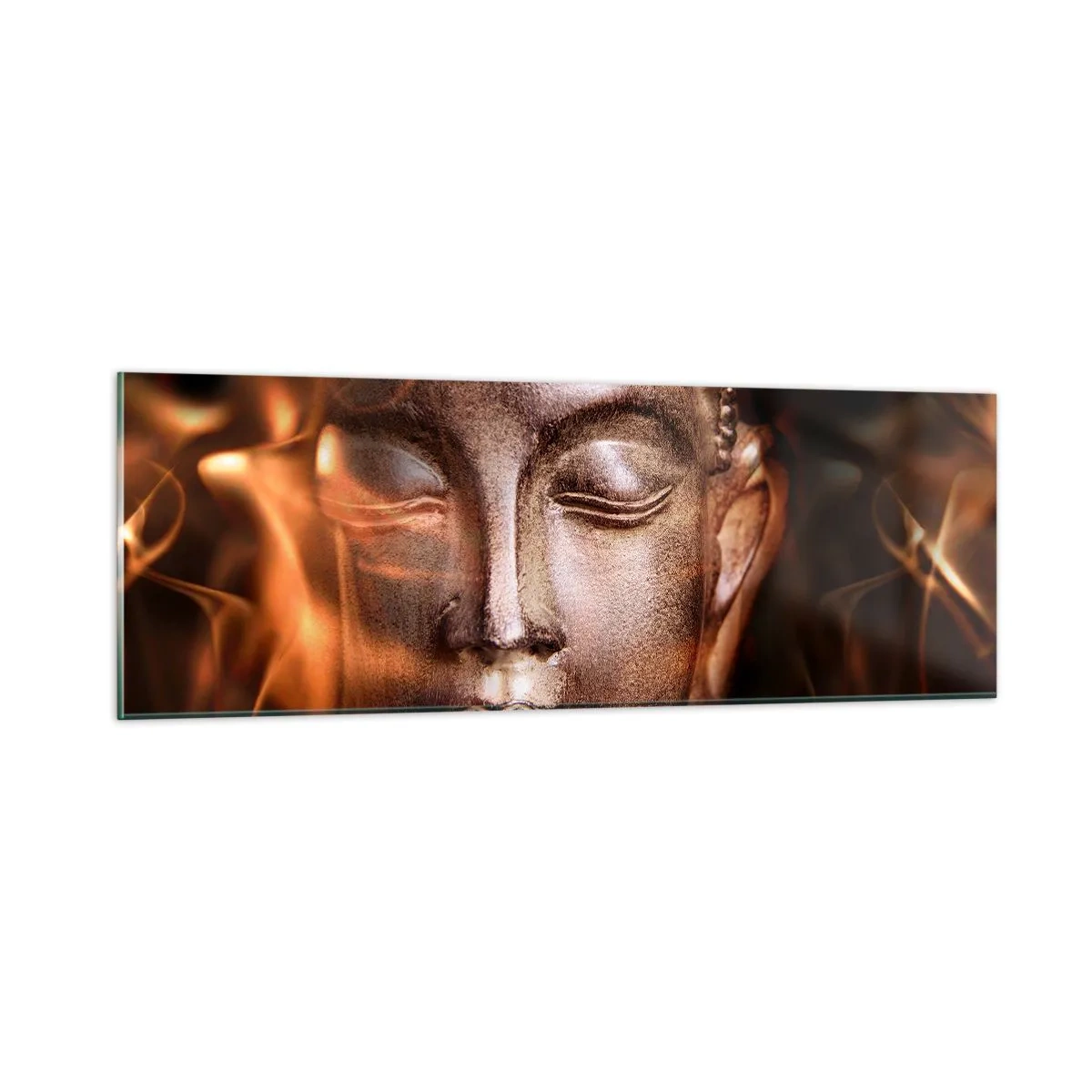 Obraz na skle - Existuje iba tu a teraz - 90x30 cm