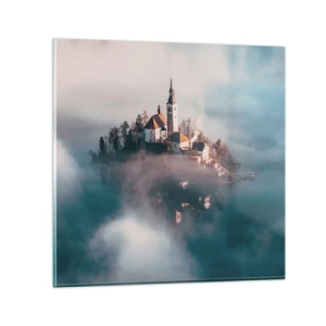 Obraz na skle - Ostrov snov - 50x50 cm