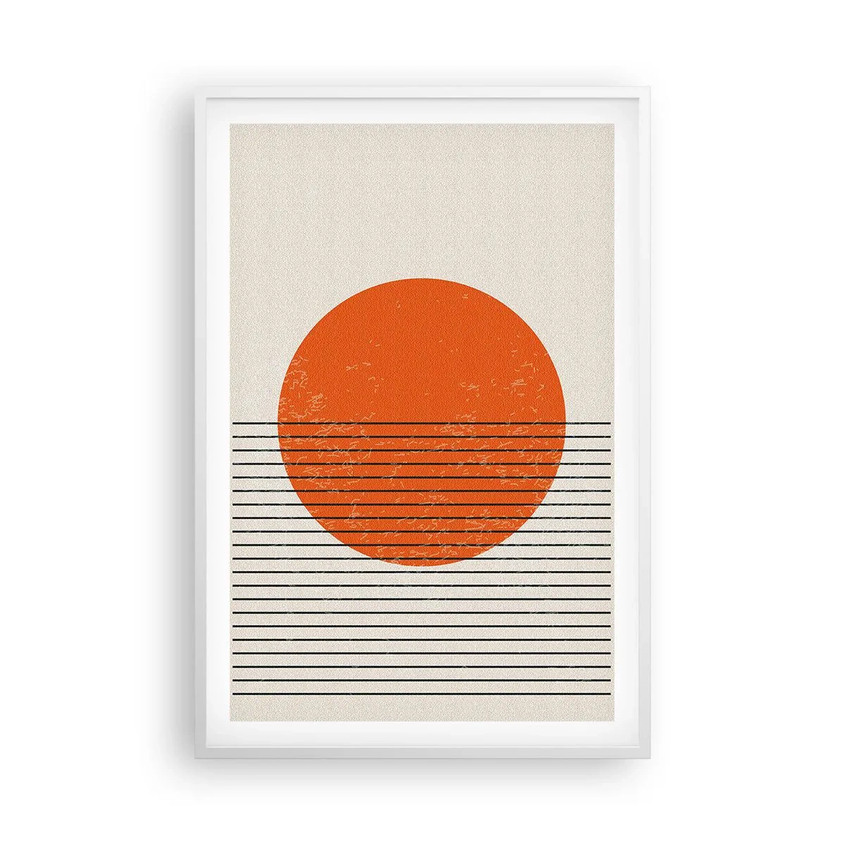 Plagát v bielom ráme - Vždy slnko - 61x91 cm