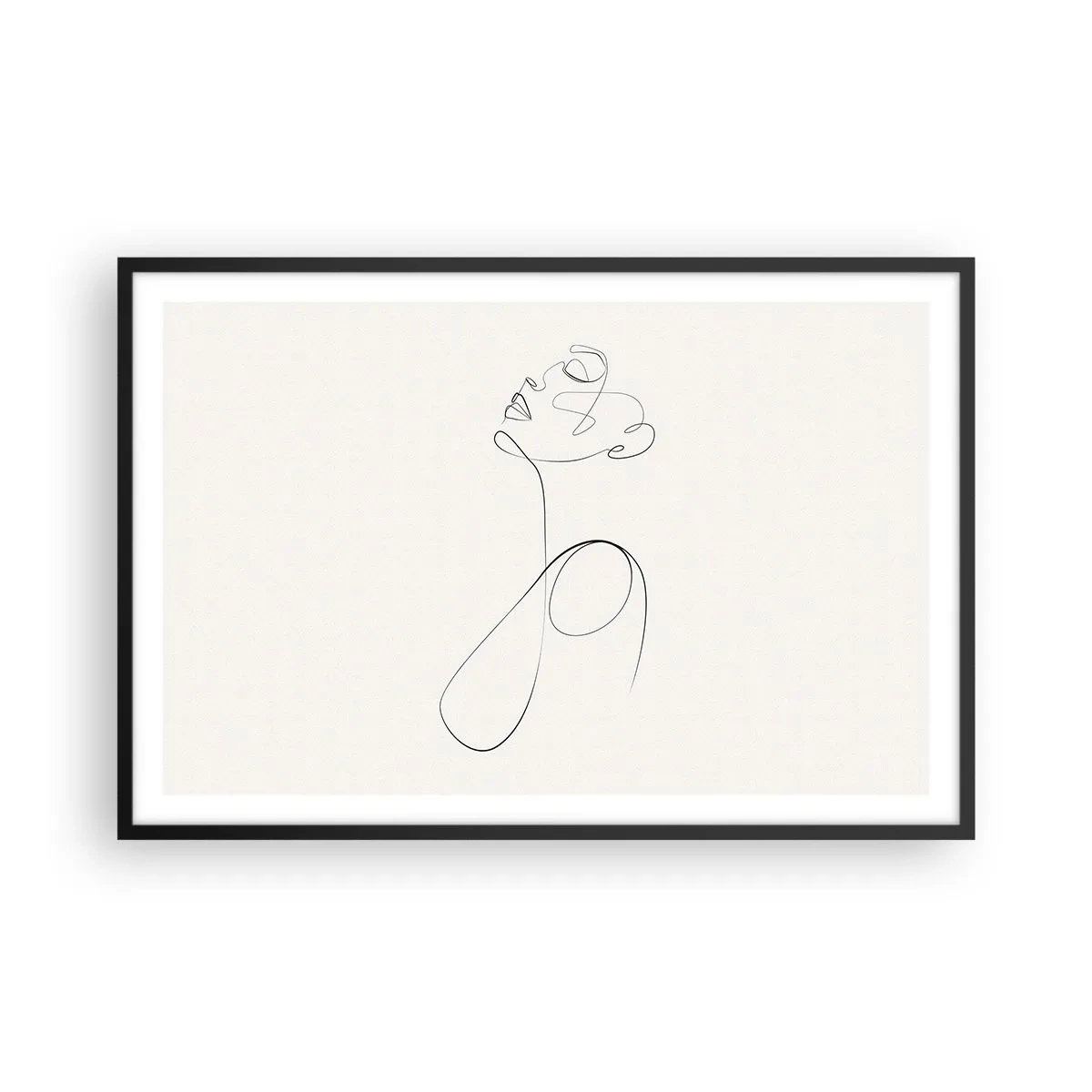 Plagát v čiernom ráme - Zamotaná v snoch - 91x61 cm