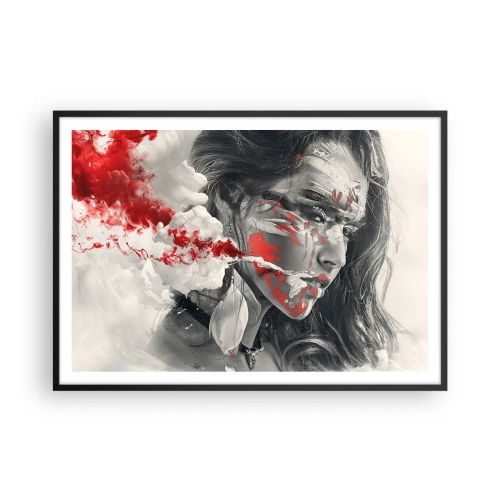 Plagát v čiernom ráme - V škárach absurdity - 100x70 cm