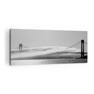 Obraz na plátne - Preplávať Zlatou bránou - 100x40 cm