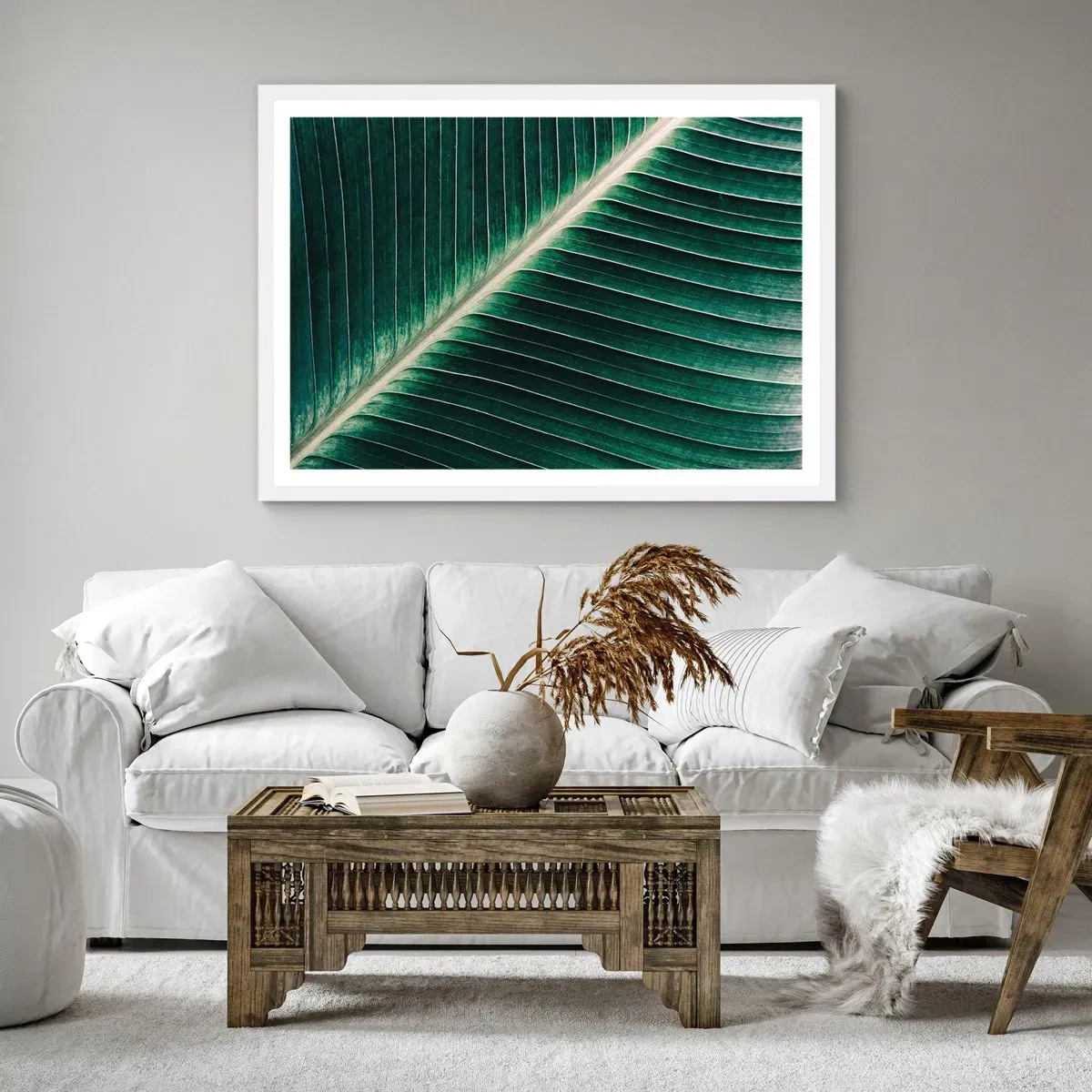 Plagát v bielom ráme - Rytmus prírody - 100x70 cm