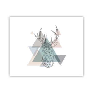 Plagát - V geometrickom lese - 50x40 cm