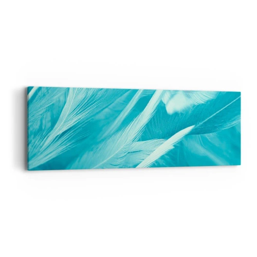 Obraz na plátne - Utopiť sa v páperí - 90x30 cm