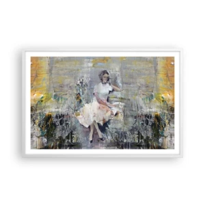 Plagát v bielom ráme - Klasická a moderná - 91x61 cm