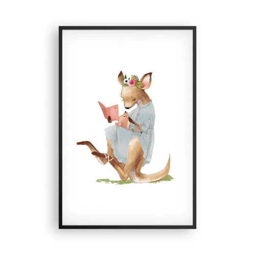 Plagát v čiernom ráme - Prečítaj mi, mama - 61x91 cm