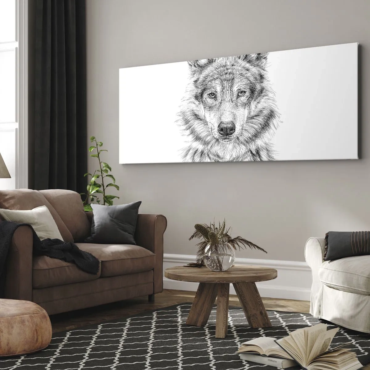 Obraz na plátne - Rodený vodca - 100x40 cm