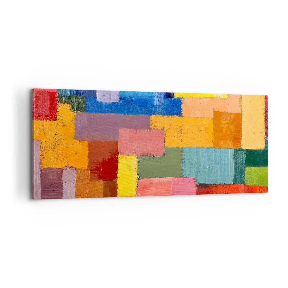 Obraz na plátne - Každý iný, všetky farebné - 100x40 cm