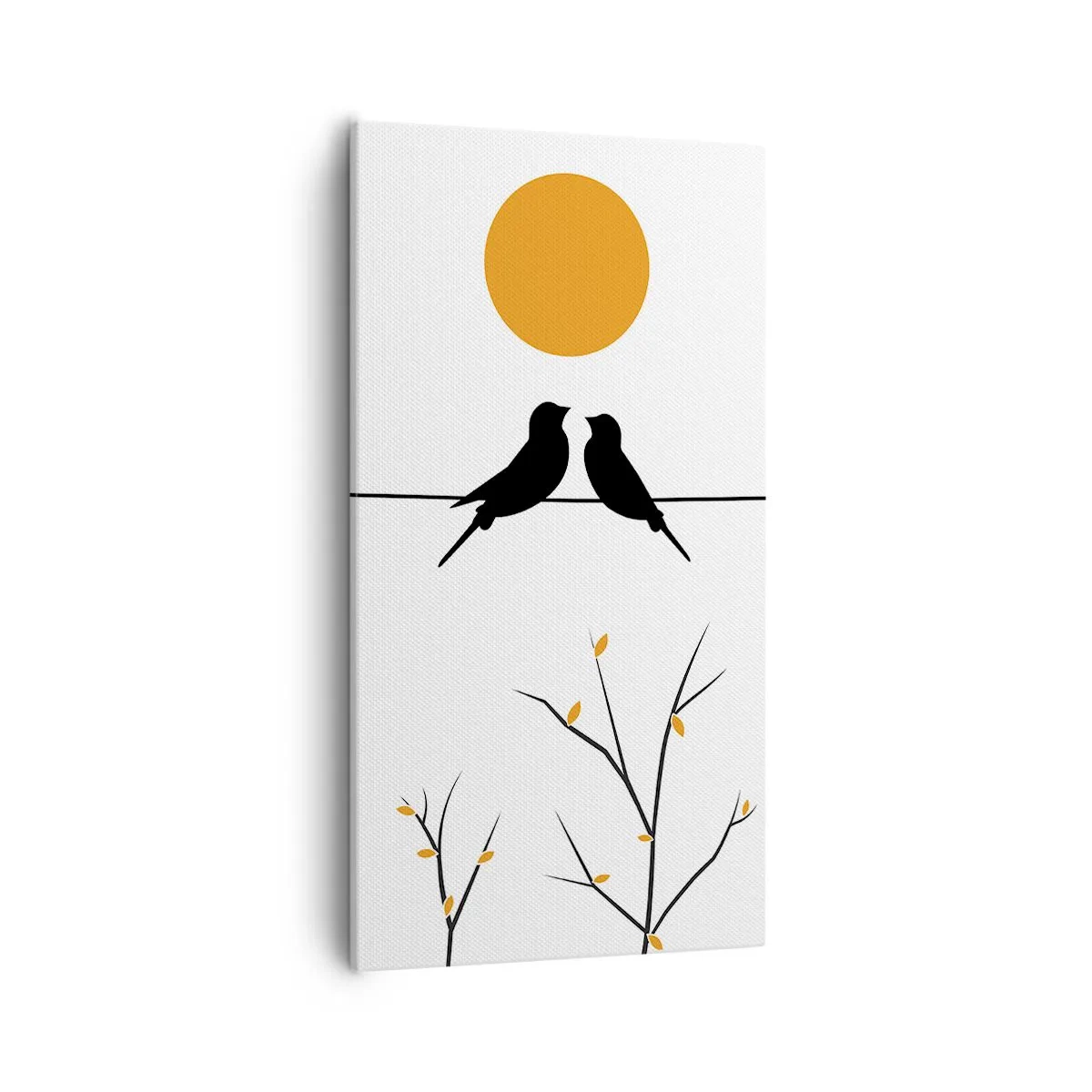 Obraz na plátne - Slávičí večer - 55x100 cm