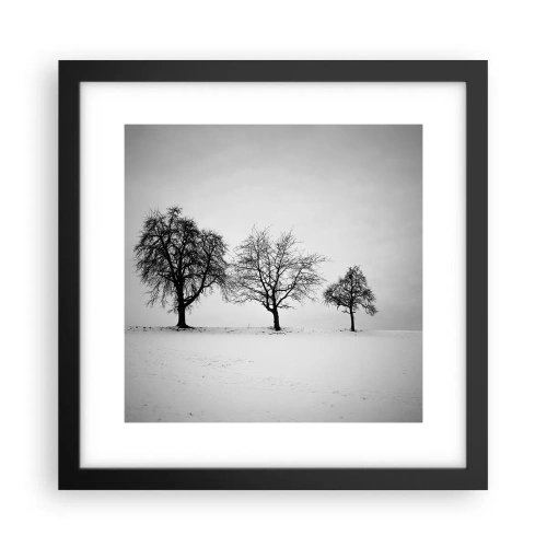 Plagát v čiernom ráme - O čom sníva? - 30x30 cm