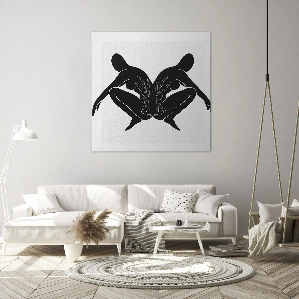 Obraz na plátne - Spoločná duša - 60x60 cm