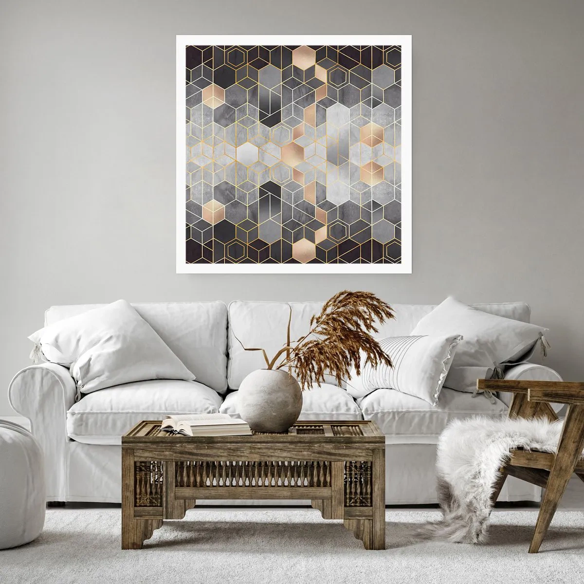 Plagát - Diamantová kompozícia - 60x60 cm