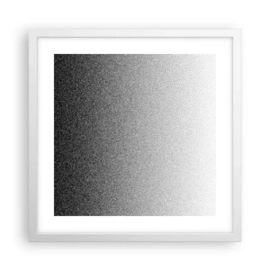 Plagát v bielom ráme - Smerom ku svetlu - 40x40 cm