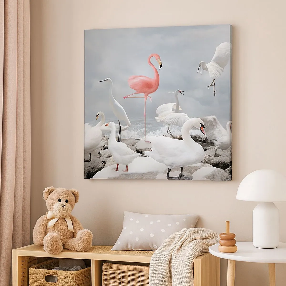 Obraz na plátne - Kde som sa tu vzal? - 30x30 cm