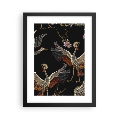 Plagát v čiernom ráme - Rozprávkový vták - 30x40 cm