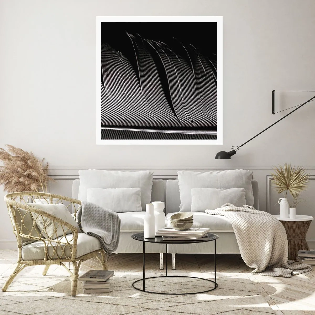 Plagát - Perie – nádherná konštrukcia - 50x50 cm