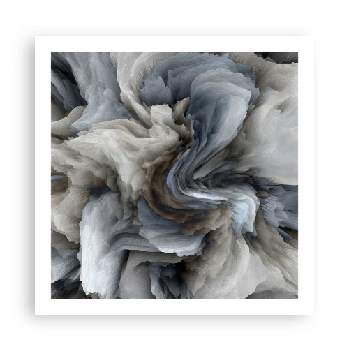 Plagát - Kameň a kvet - 60x60 cm