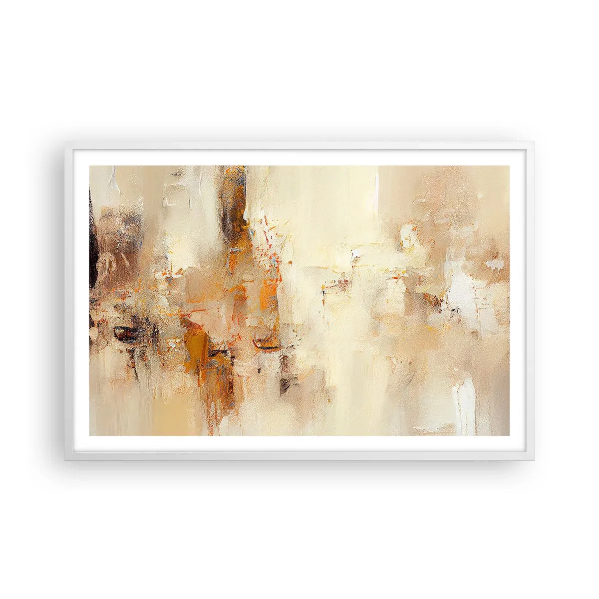 Plagát v bielom ráme - Duša jantáru - 91x61 cm