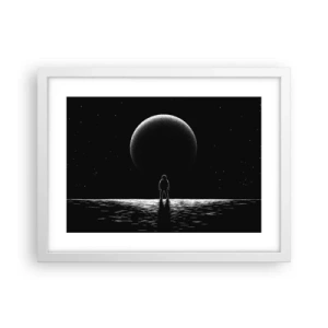 Plagát v bielom ráme - Tvári v tvár - 40x30 cm