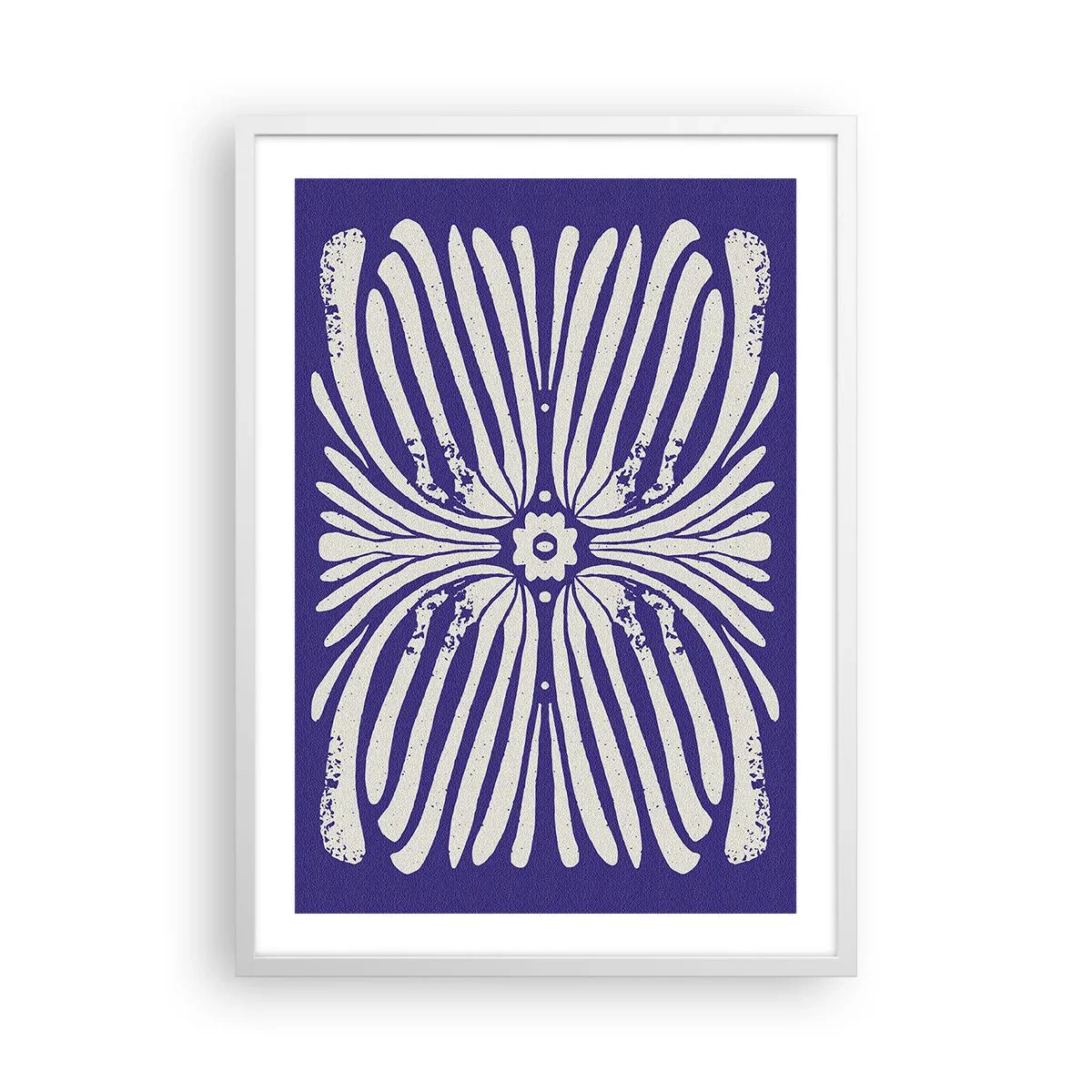 Plagát v bielom ráme - Etnické inšpirácie - 50x70 cm