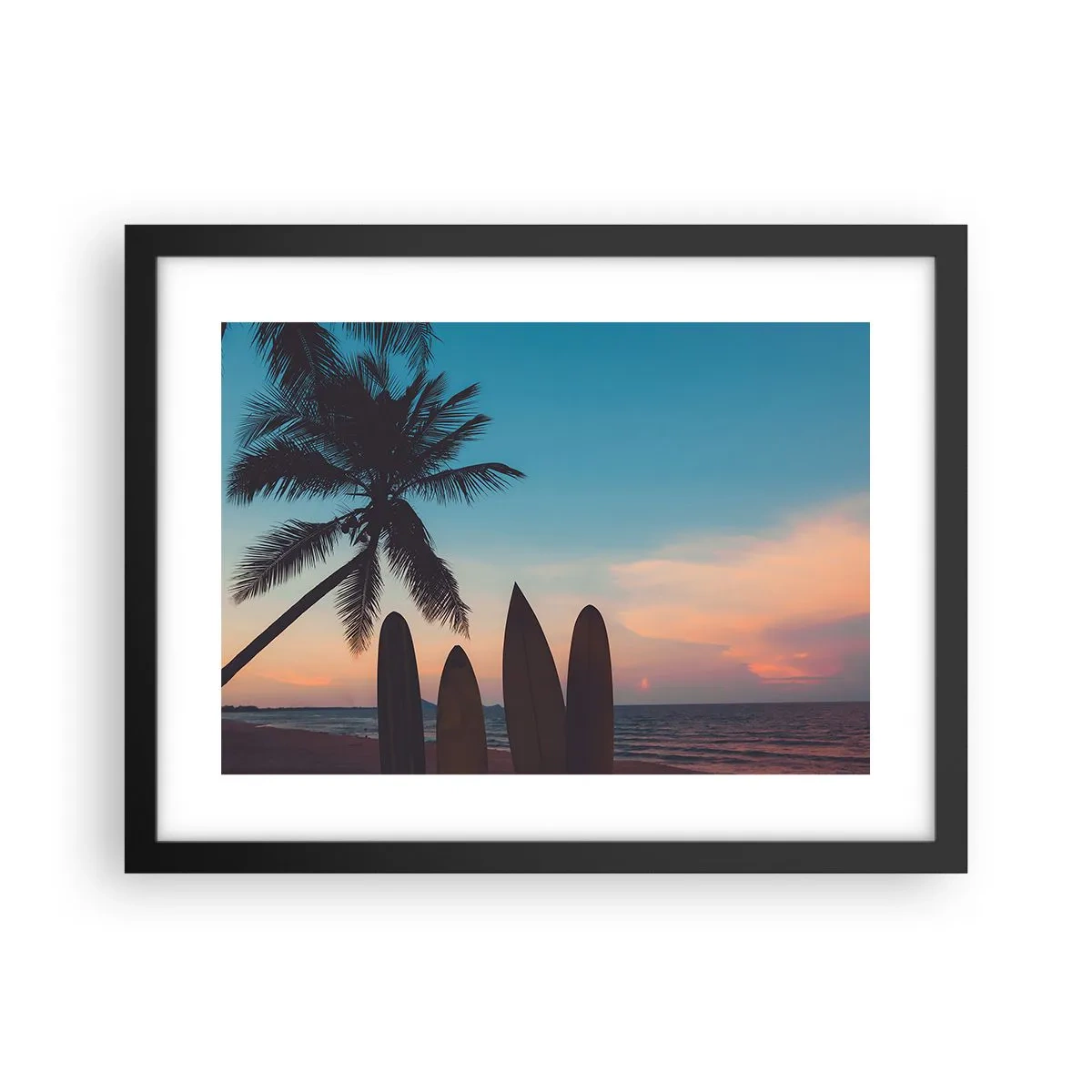 Plagát v čiernom ráme - Zajtra bude tiež zábava - 40x30 cm