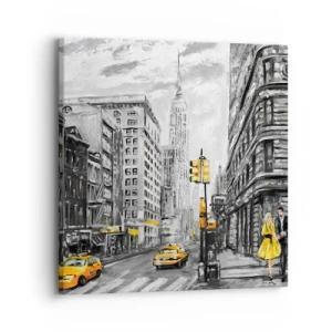 Obraz na plátne - Newyorský príbeh - 30x30 cm