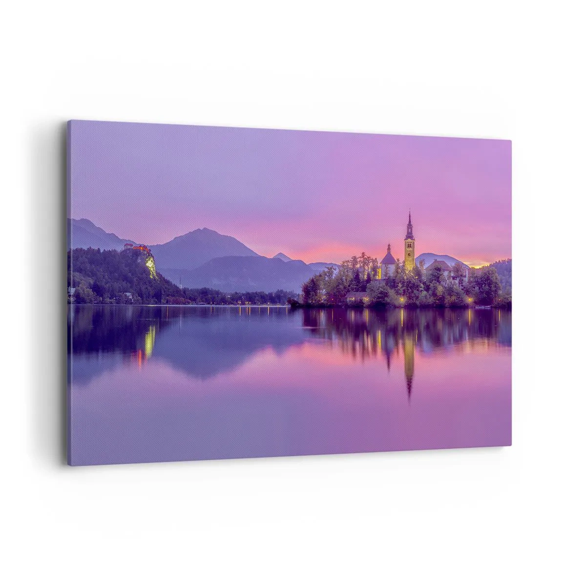 Obraz na plátne - Rozprávkový ostrov za súmraku  - 100x70 cm