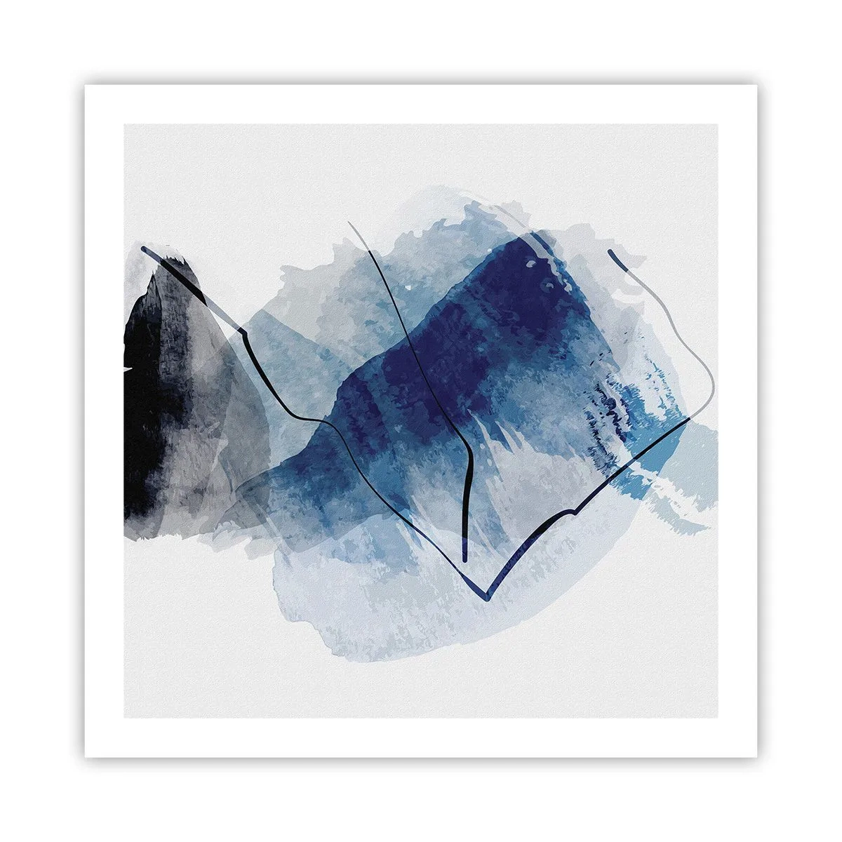 Plagát - Ľadová hora - 60x60 cm