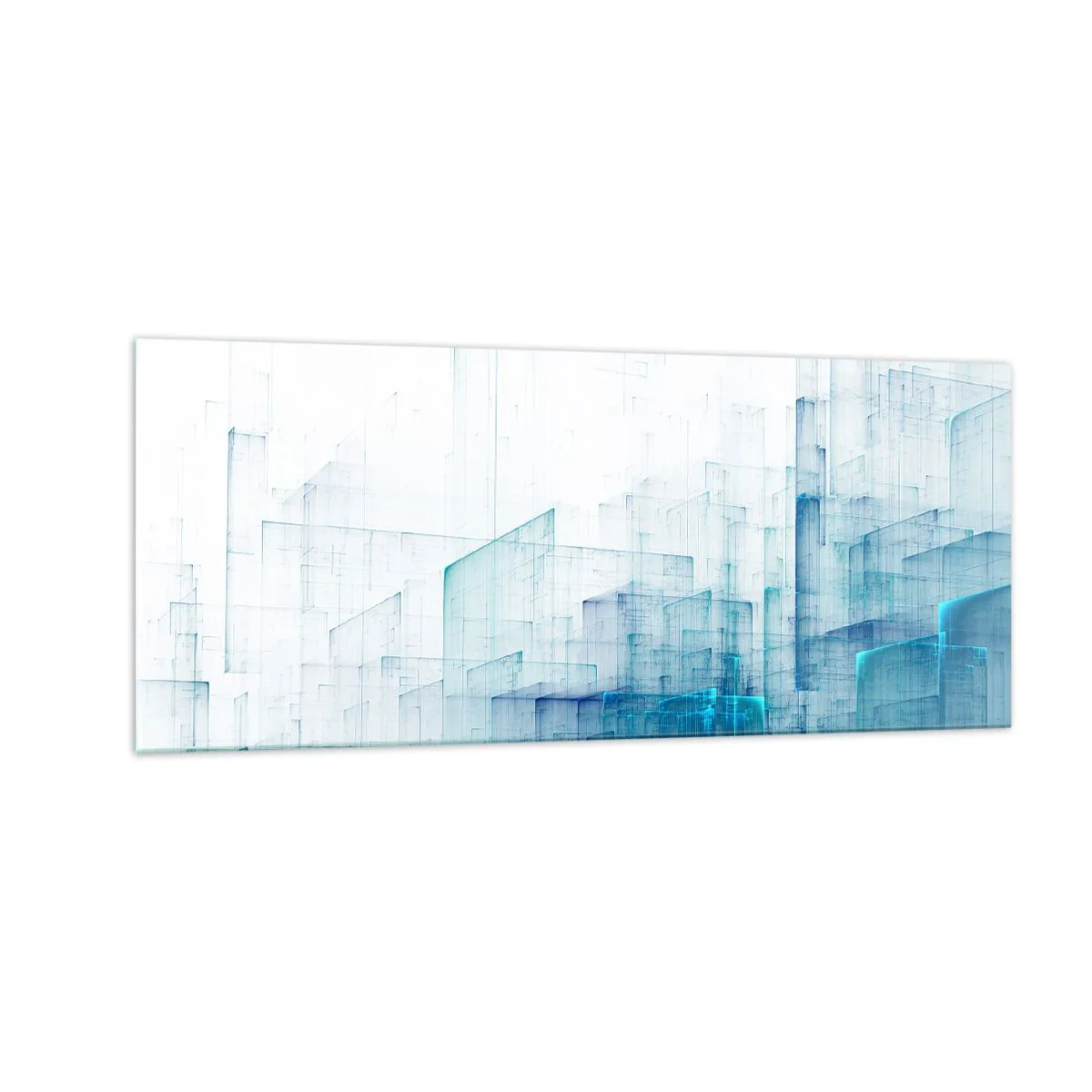 Obraz na skle - Ako sa stal priestor - 100x40 cm