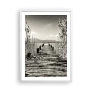 Plagát v bielom ráme - V ústraní tráv - 50x70 cm