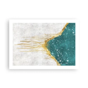 Plagát - Zlatý príliv - 70x50 cm