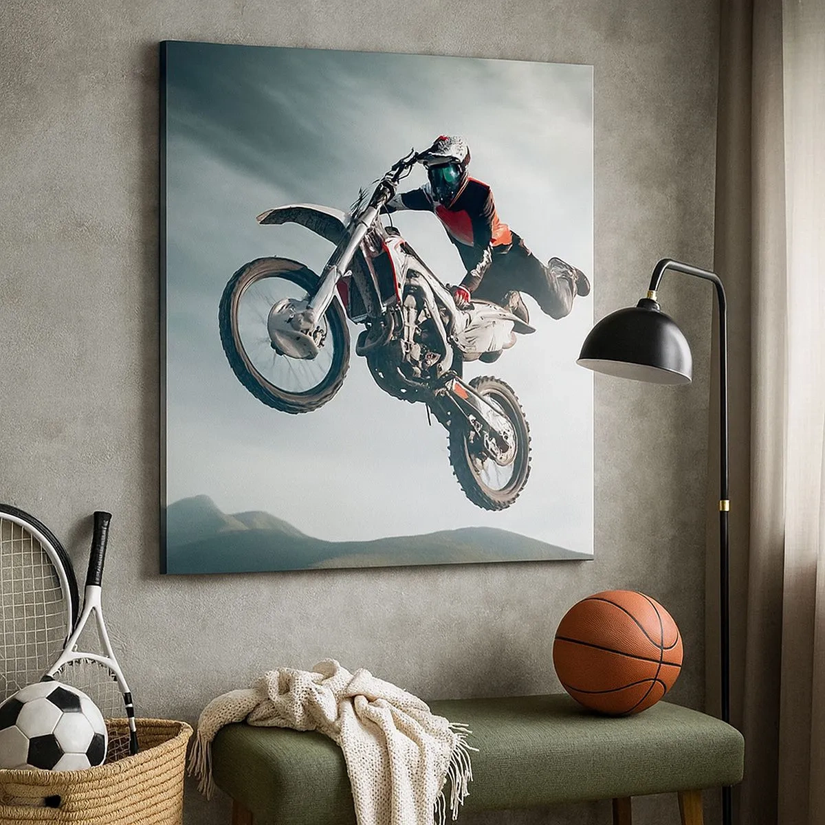 Obraz na plátne - Nie je zábava bez rizika - 30x30 cm