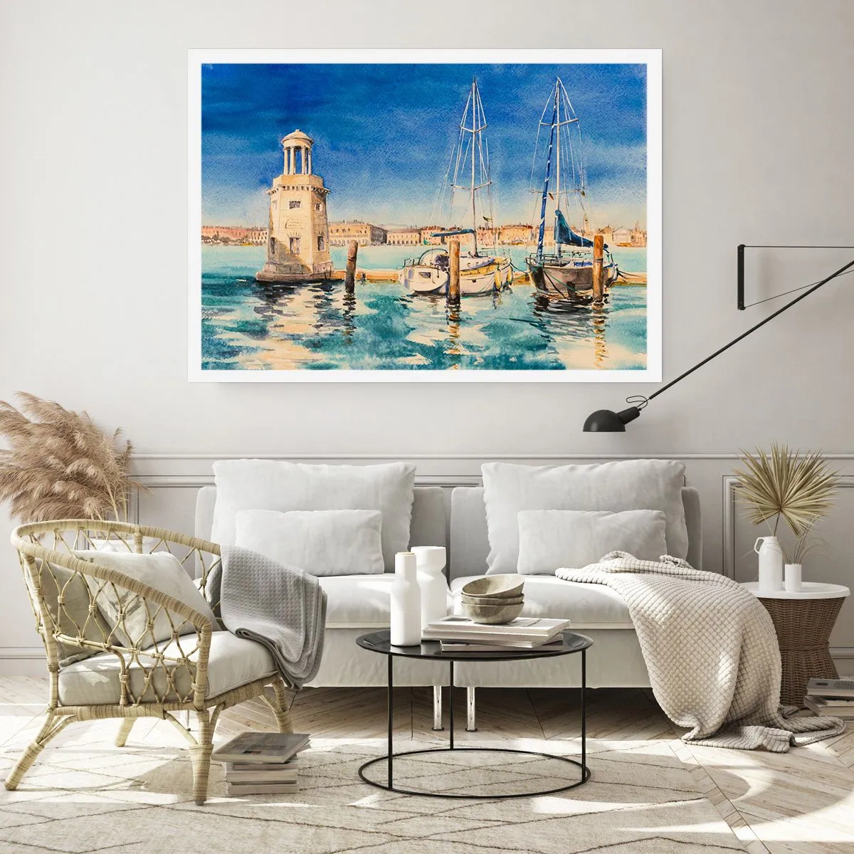 Plagát - Slnečná lagúna - 100x70 cm