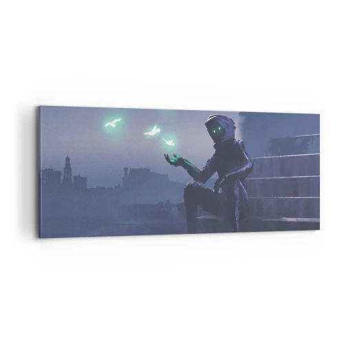 Obraz na plátne - Život sa vráti - 100x40 cm