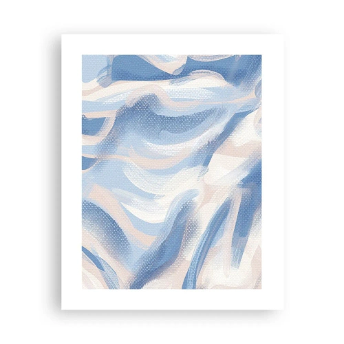 Plagát - Modré kolísanie - 40x50 cm