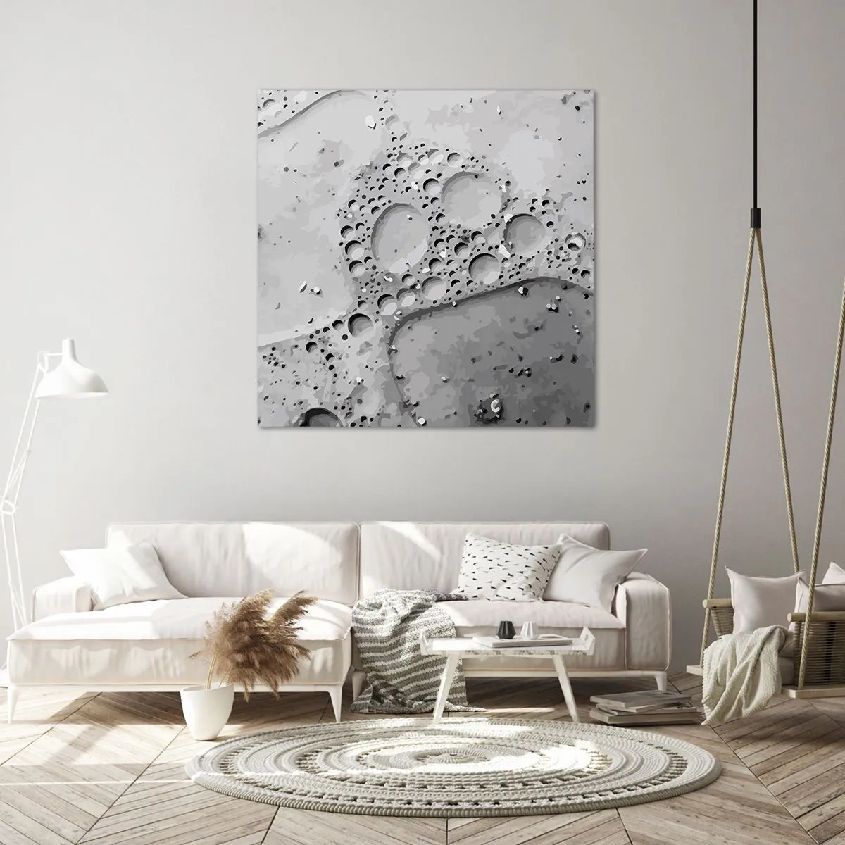 Obraz na plátne - Stopa po spenenom - 60x60 cm