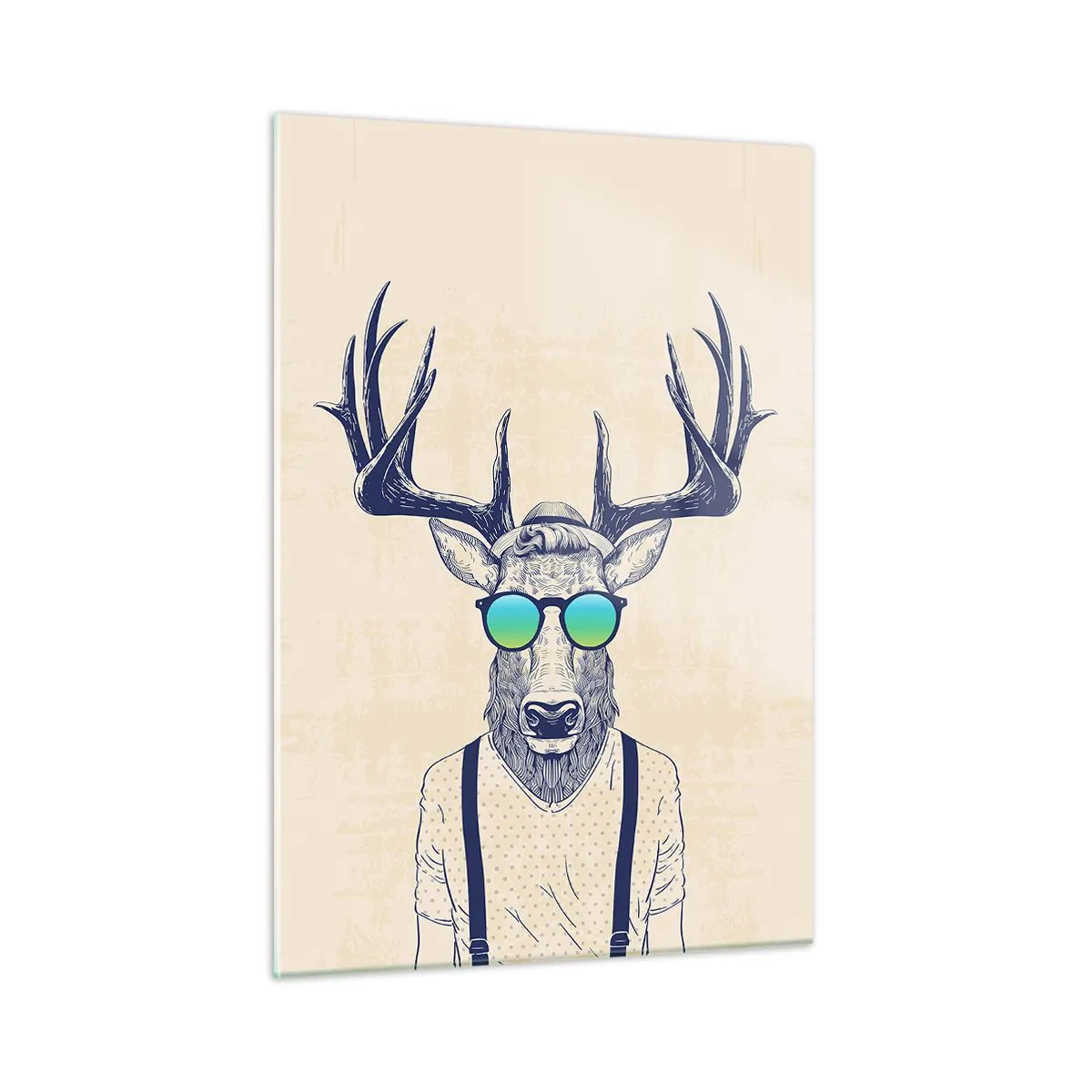 Obraz na skle - A koho si čakal? - 50x70 cm