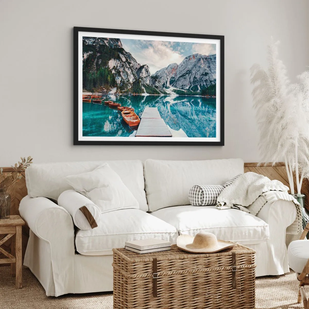 Plagát v čiernom ráme - Ukážeme vám krásu - 100x70 cm