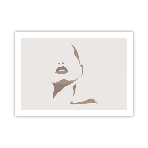 Plagát - Stvorená zo svetla a tieňa - 70x50 cm