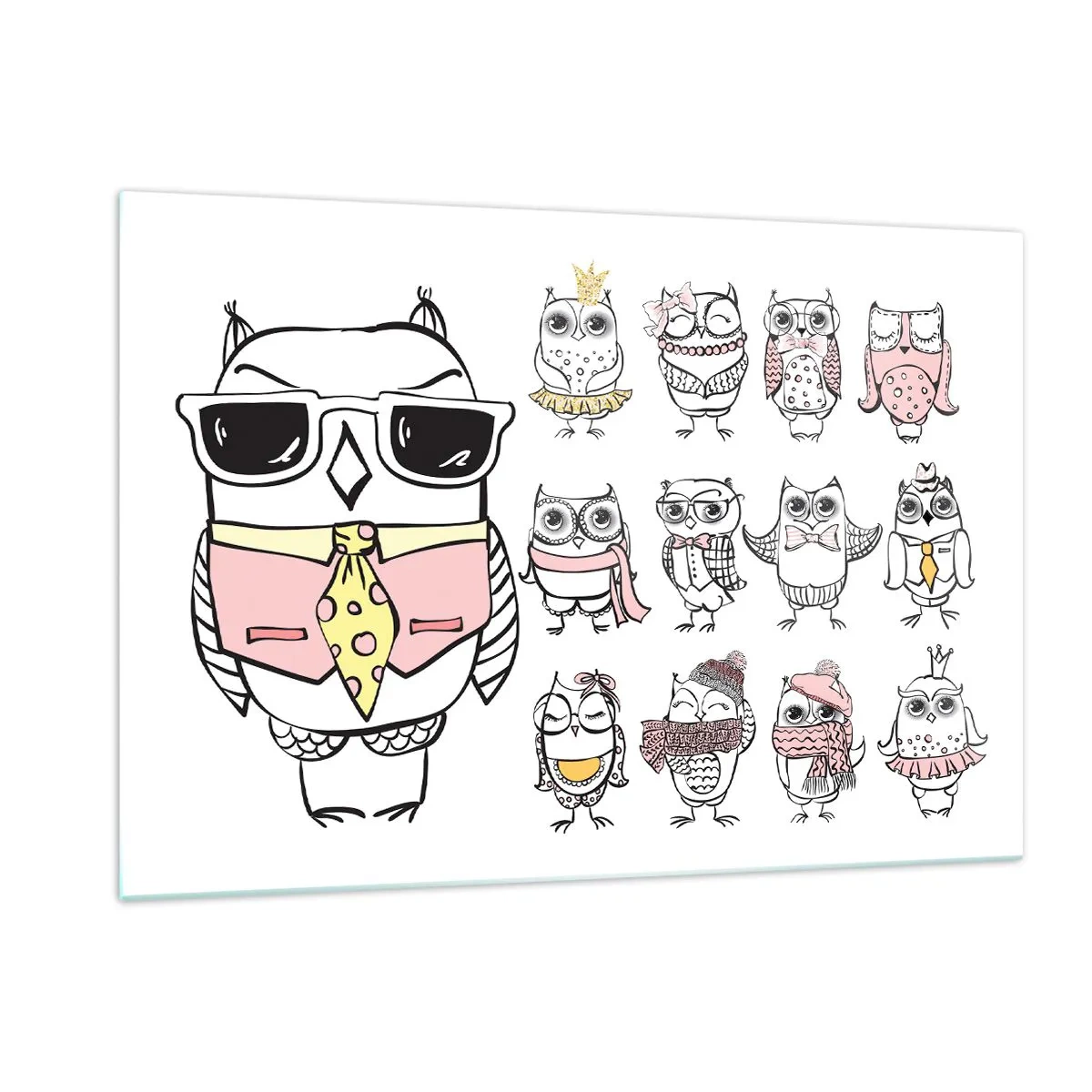 Obraz na skle - Toľko rolí na hranie - 120x80 cm