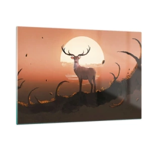 Obraz na skle - Táto noc sa nepodobá iným - 120x80 cm