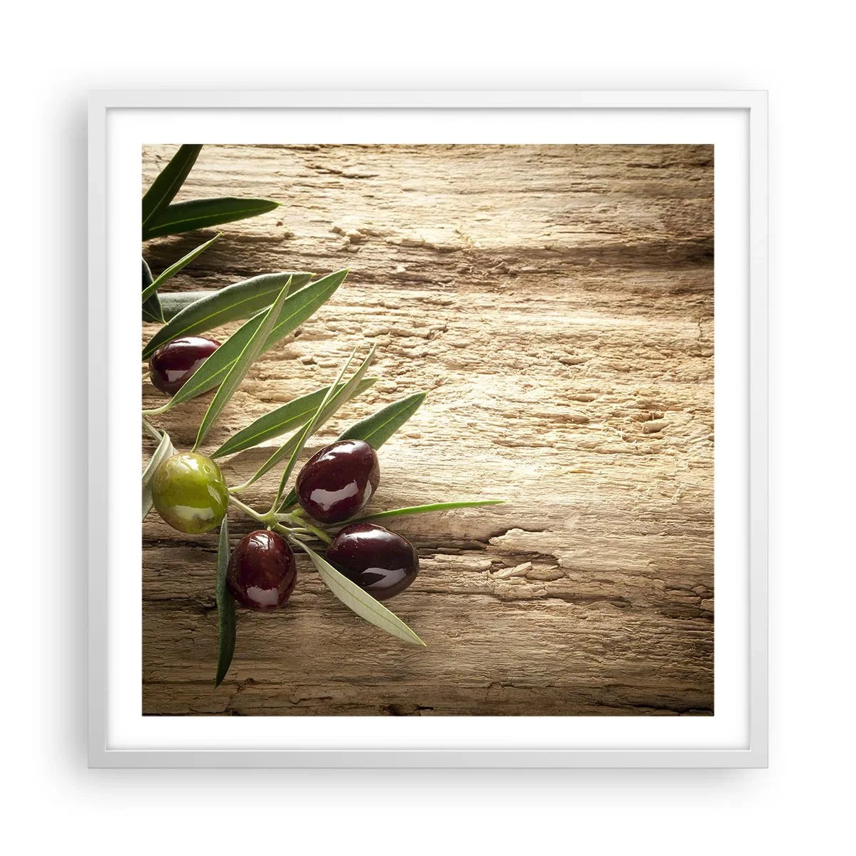 Plagát v bielom ráme - Priamo od prírody - 60x60 cm