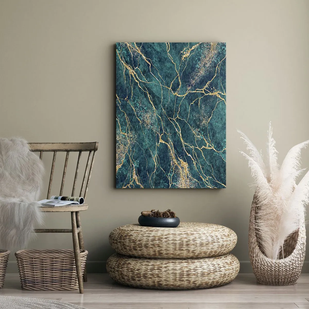 Obraz na plátne - Zlatá žila - 50x70 cm