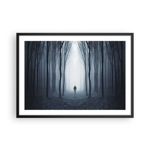 Plagát v čiernom ráme - A všetko jednoduché a jasné - 70x50 cm