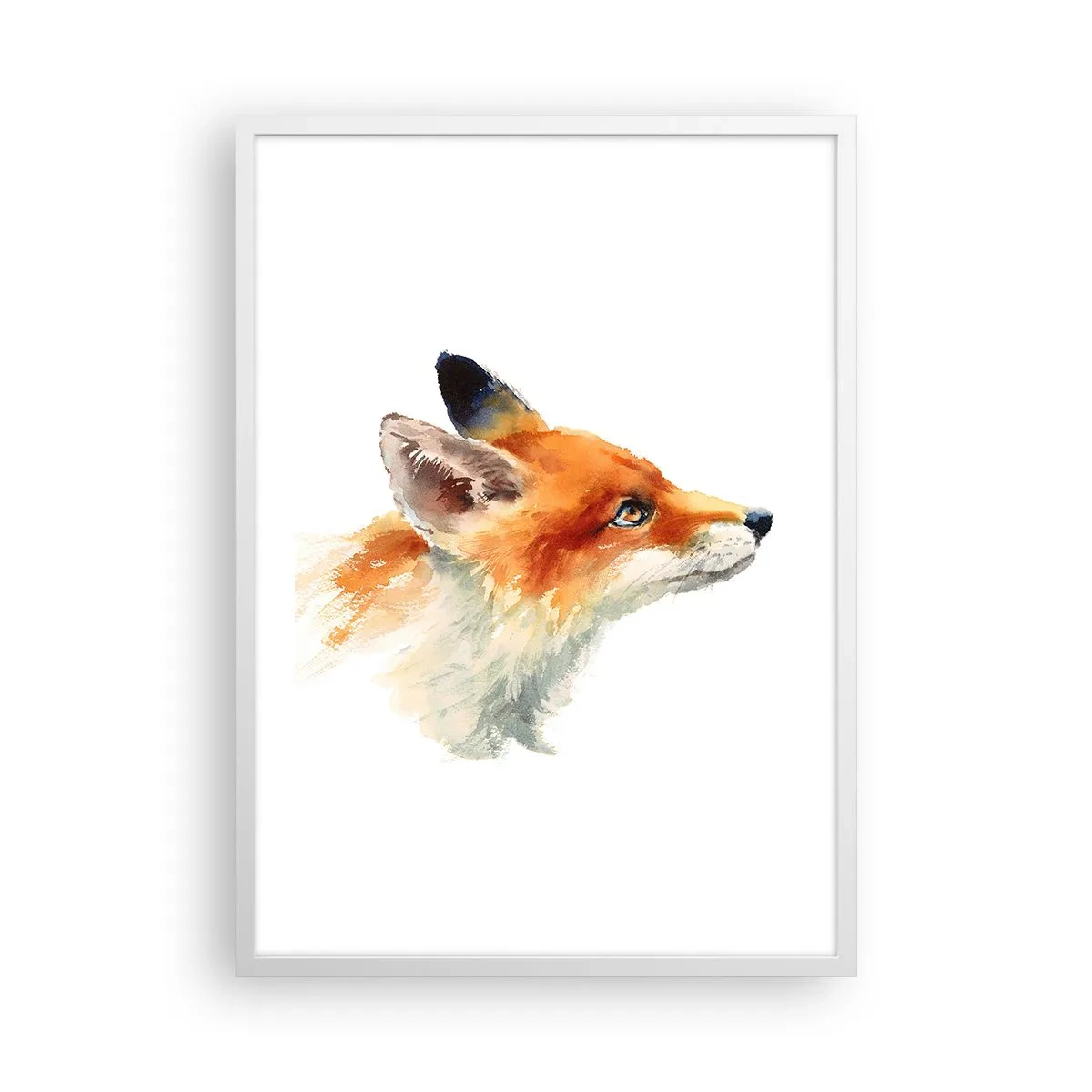 Plagát v bielom ráme - Opatrnosti nie je nikdy dosť - 50x70 cm