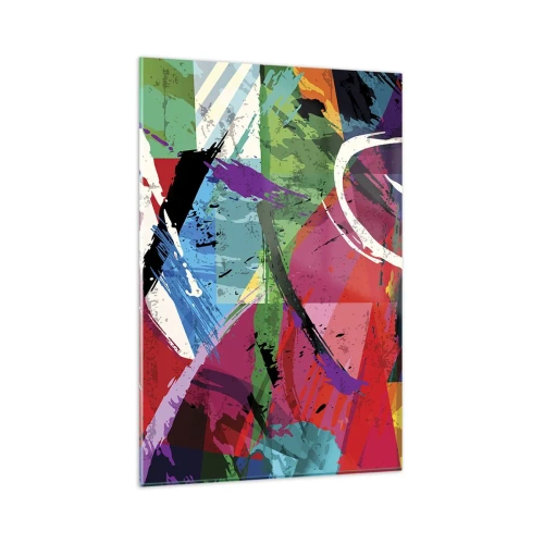Obraz na skle - Rýchlo, živo a čulo - 80x120 cm