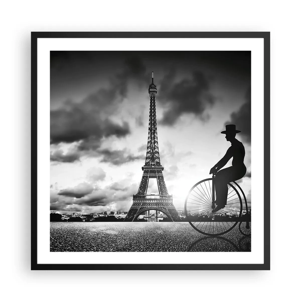 Plagát v čiernom ráme - Túžba po Belle Epoque - 60x60 cm