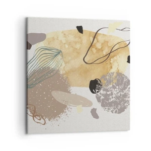 Obraz na plátne - Abstraktná slivka - 60x60 cm